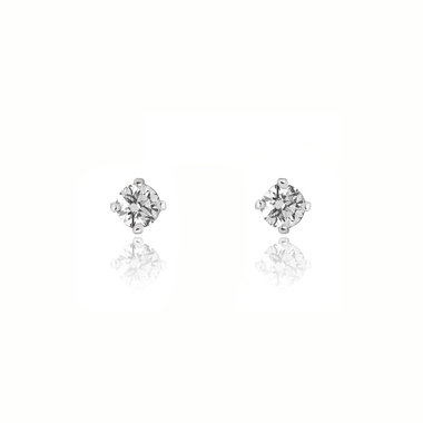 プラチナ ダイヤモンド ピアス（0.2ct）