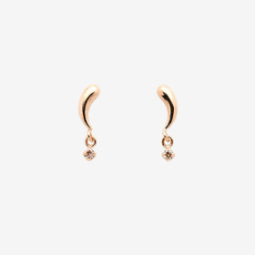 WEB限定】K10 ピンクゴールド ダイヤモンド ピアス（0212-1073