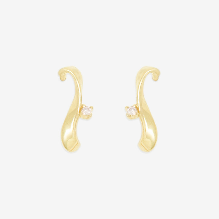 ESTELLE エステール 【WEB限定】K10 イエローゴールド ダイヤモンド ピアス イエローゴールド