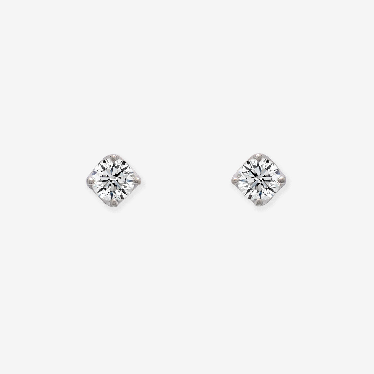 Heart＆Cupid】プラチナ ダイヤモンド ネックレス（0.12ct）<H&C証明