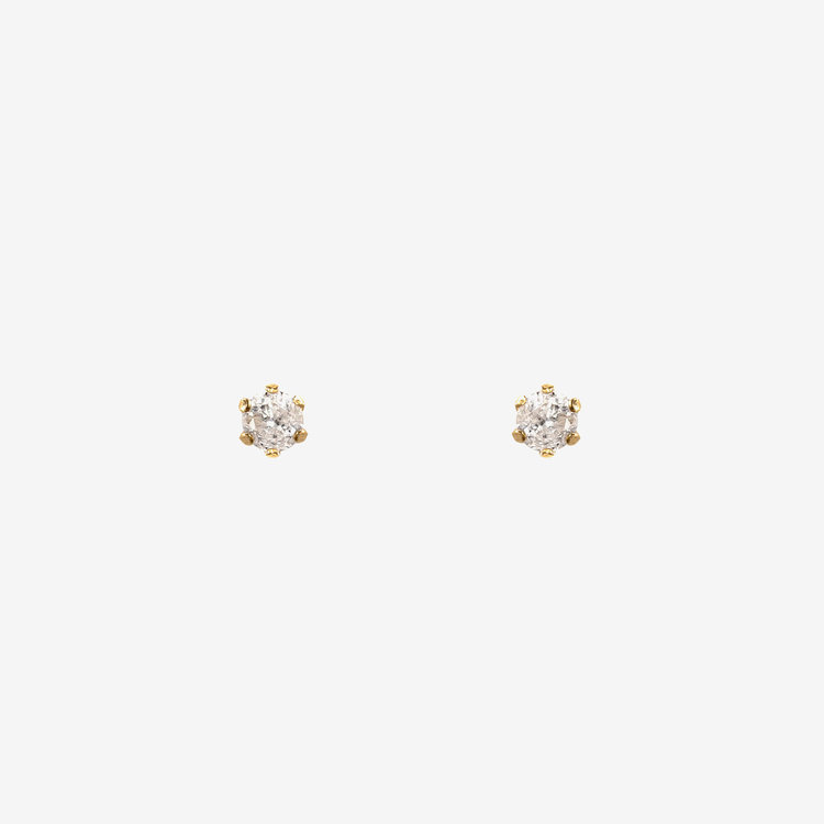 ESTELLE エステール 【WEB限定】【Best Price】K10 イエローゴールド ダイヤモンド ピアス（0.04ct） イエローゴールド
