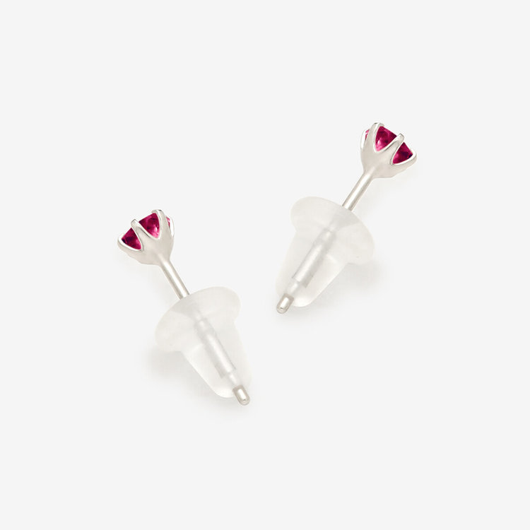 ESTELLE エステール 【Ear Jewelry】10月誕生石 K10 ホワイトゴールド ピンクトルマリン ピアス ホワイトゴールド