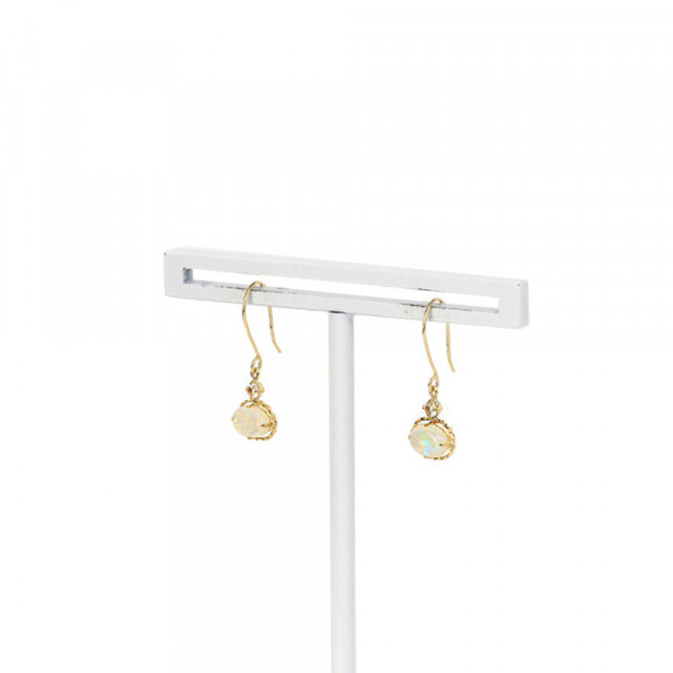 ESTELLE エステール 10月誕生石 K10 イエローゴールド オパール フック ピアス イエローゴールド