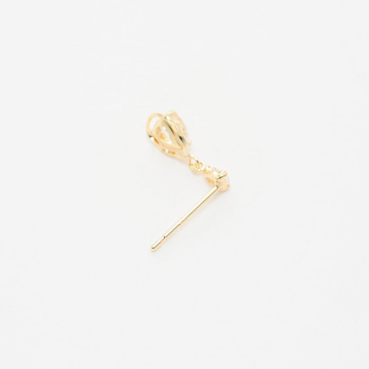 ESTELLE エステール 【WEB限定】K10 イエローゴールド ラブラドライト しずく ピアス イエローゴールド