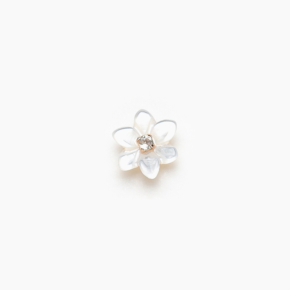 11月誕生花 K10 ピンクゴールド ブバリア ピアス ※片耳用（0222-8991-0019）｜ESTELLE(エステール）｜ピアス （片耳用）｜BLOOM（ブルーム）公式通販