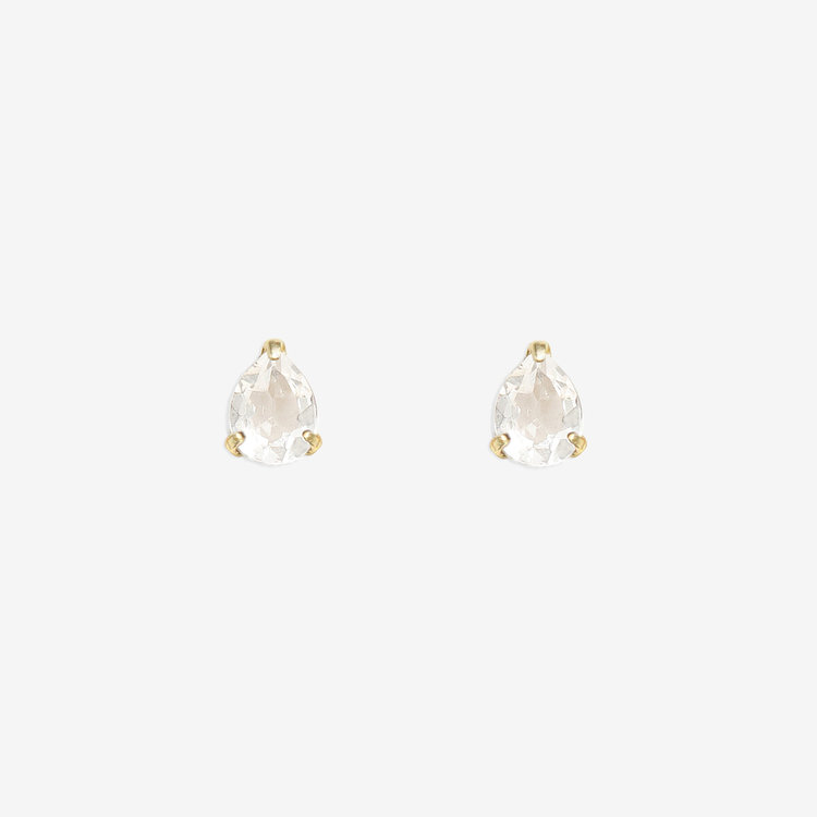 WEB限定】4月誕生石 K10 イエローゴールド クォーツ しずく