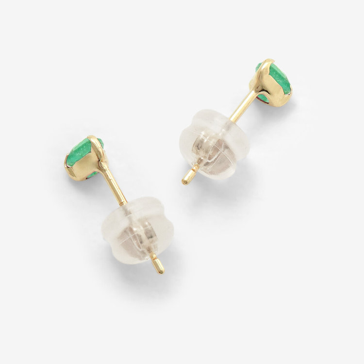 ESTELLE エステール 【WEB限定】5月誕生石 K10 イエローゴールド エメラルド しずく ピアス イエローゴールド