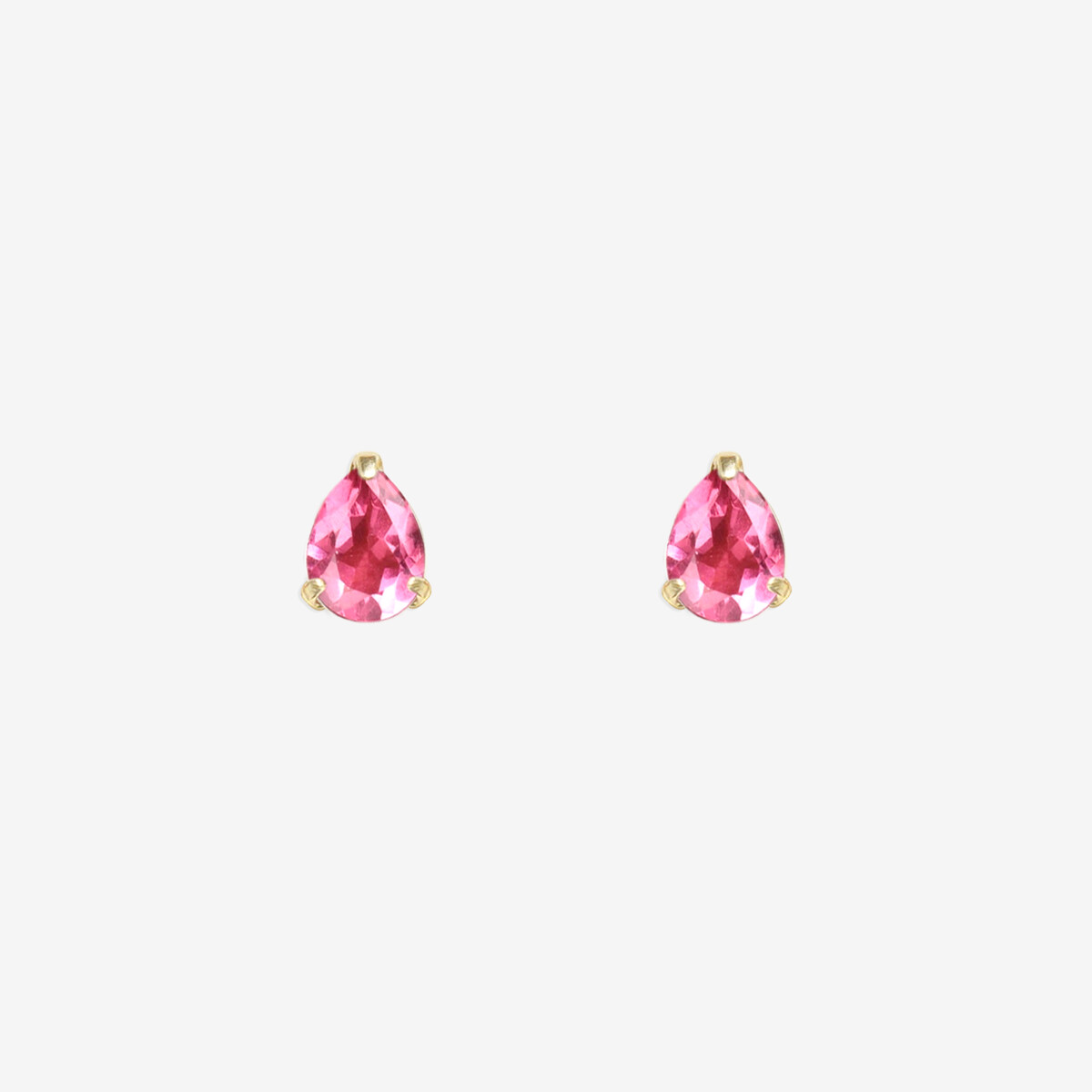 WEB限定】2月誕生石 K10 ピンクゴールド アメジスト ハート ピアス