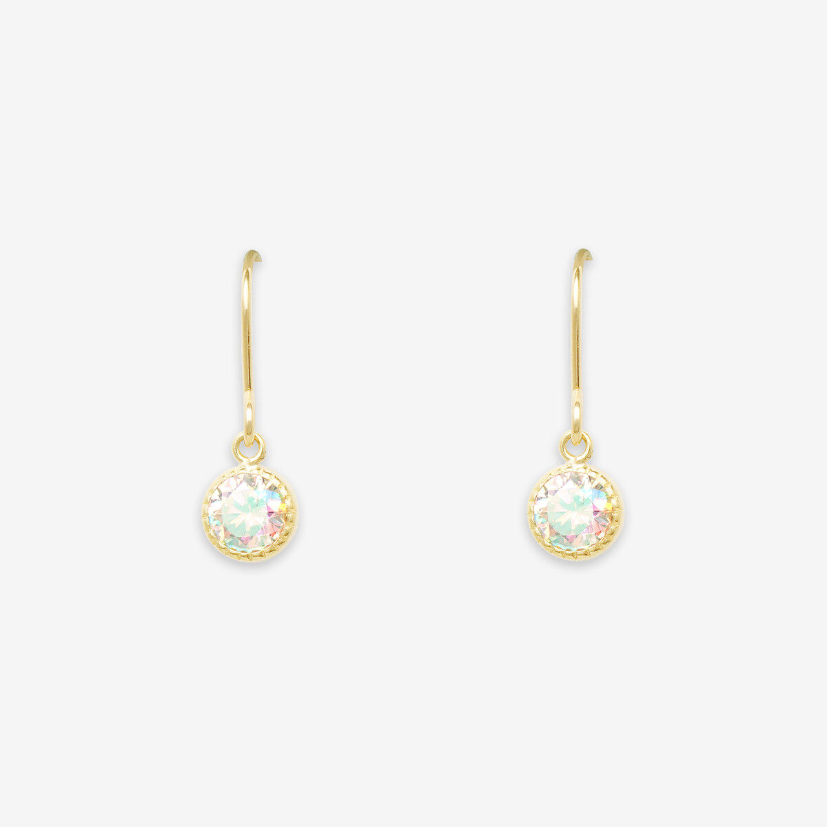 2月誕生石 K10 ピンクゴールド ライトアメジスト ピアス