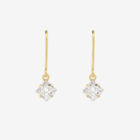 【公式サイト限定】K10 イエローゴールド キュービックジルコニア フック ピアス