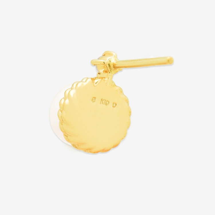 ESTELLE エステール 6月誕生石 K10 イエローゴールド あこや真珠 ピアス イエローゴールド