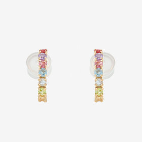【WEB限定】K10 イエローゴールド マルチカラー イヤリング