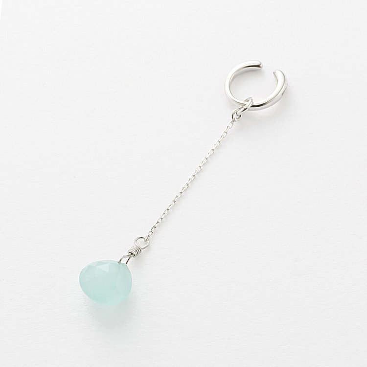 ESTELLE エステール 【WEB限定】3月誕生石 シルバー ロジウムメッキ アクアマリン イヤリング シルバー