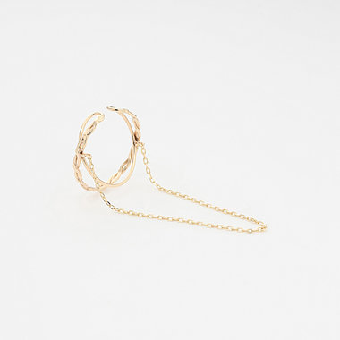 【WEB限定】K10 イエローゴールド イヤーカフ ※片耳用