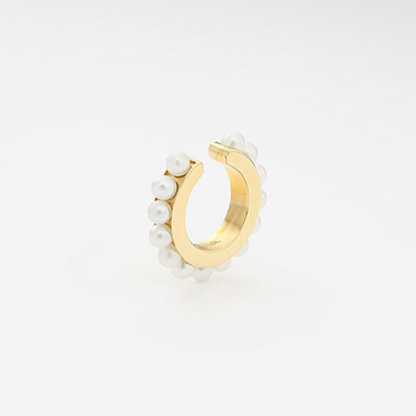 WEB限定】ステンレス パール イヤーカフ ※片耳用（サージカル