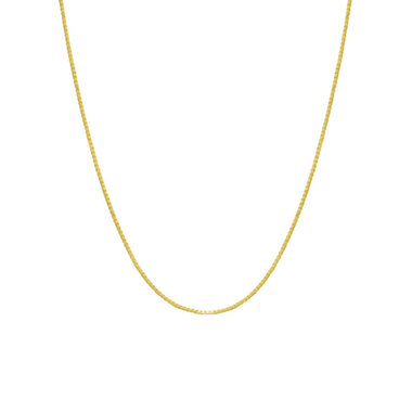 K18 イエローゴールド チェーンネックレス（45cm）