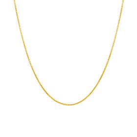 K18 イエローゴールド チェーンネックレス（45cm）