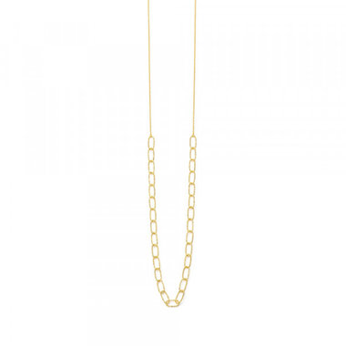 【ドラマ着用】K10 イエローゴールド ロング デザインネックレス（70cm）