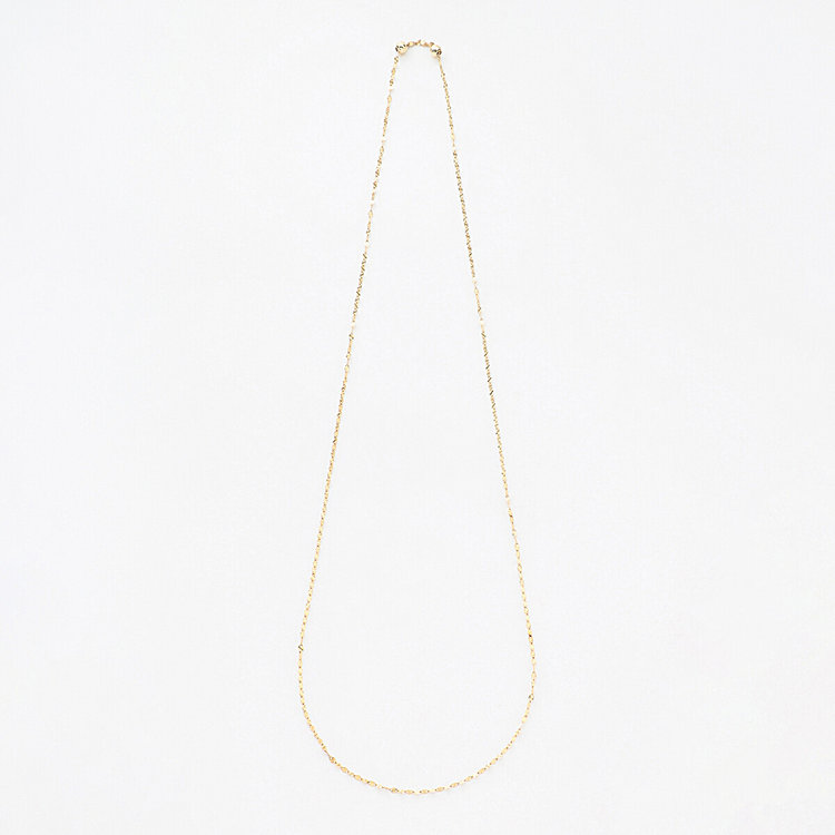 ESTELLE エステール K10 イエローゴールド ロング デザインネックレス（70cm） イエローゴールド