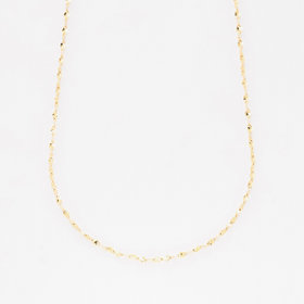 K10 イエローゴールド ロング デザインネックレス（70cm）