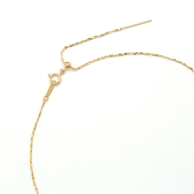 ESTELLE エステール K18 イエローゴールド デザインネックレス（45cm） イエローゴールド