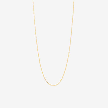 K18 イエローゴールド チェーンネックレス（45cm）