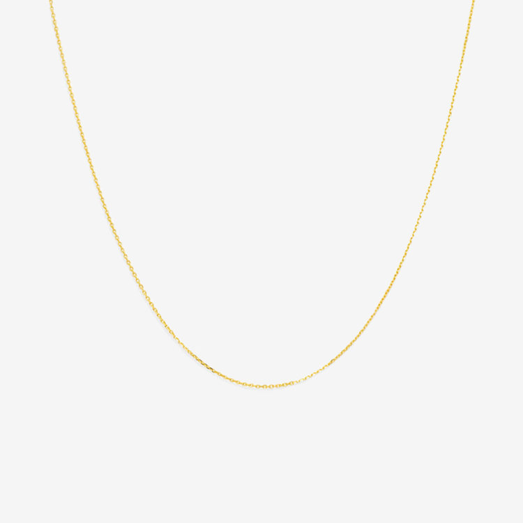 K18 イエローゴールド チェーンネックレス（45cm）（0304-3197-0019