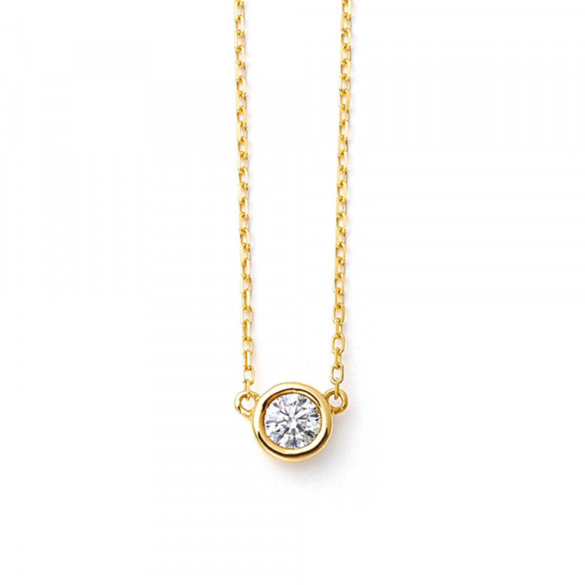 WEB限定】K18 イエローゴールド ダイヤモンド ネックレス（0.25ct 