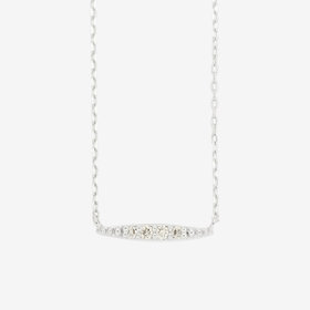 K10 ホワイトゴールド ダイヤモンド ネックレス