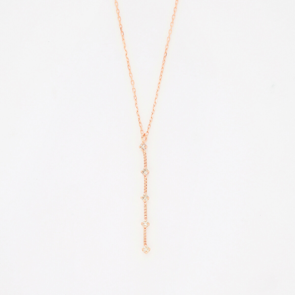 WEB限定】K10 ピンクゴールド ダイヤモンド 馬蹄 ネックレス
