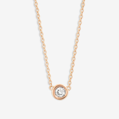 JH173★高級 ESTELLEダイヤモンド0.31ct K18PG ネックレス JH173☆高級 ESTELLEダイヤモンド0.31ct K18PG ネックレス