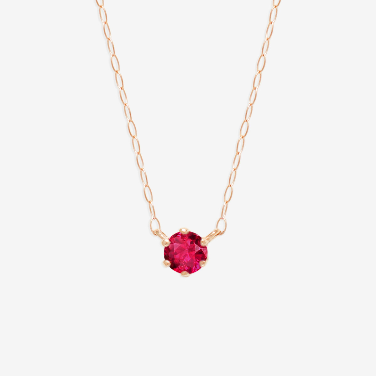 超歓迎された WEB限定】2月誕生石 ネックレス アメジスト ピンクゴールド K18 アクセサリー
