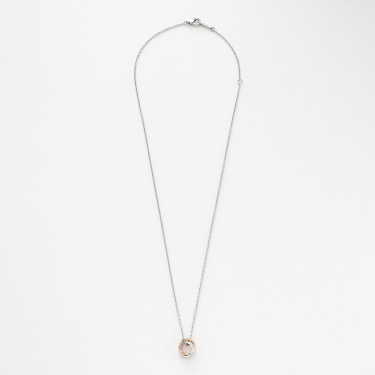 ESTELLE エステール 【WEB限定】ステンレス ペアネックレス（レディース）（サージカルステンレス 316L） シルバー