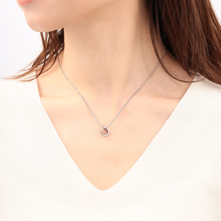 ESTELLE エステール 【WEB限定】ステンレス ペアネックレス（レディース）（サージカルステンレス 316L） シルバー