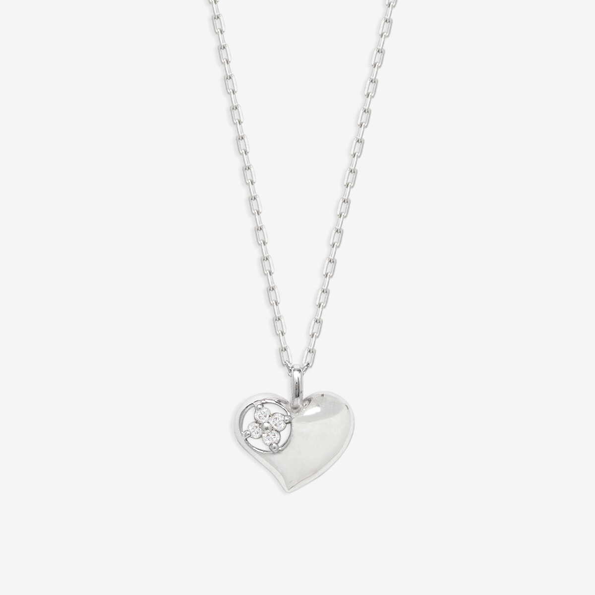 WEB限定】K18 ホワイトゴールド ダイヤモンド ネックレス（0.15ct