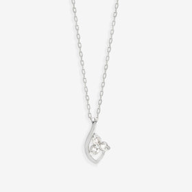 K10 ホワイトゴールド ダイヤモンド ネックレス