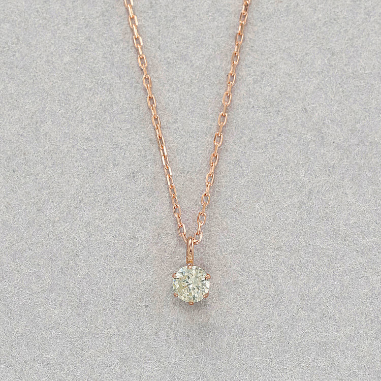 Web限定 K10 ピンクゴールド イエローダイヤモンド ネックレス 0 06ct 0442 0308 00 Estelle エステール Bloom ブルーム 公式通販 ジュエリー ネックレス ピアス 指輪