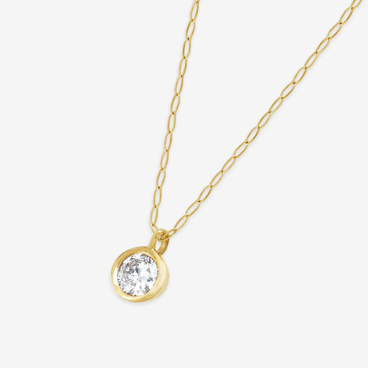 ESTELLE エステール 【WEB限定】K18 イエローゴールド ダイヤモンド ネックレス（0.15ct） イエローゴールド