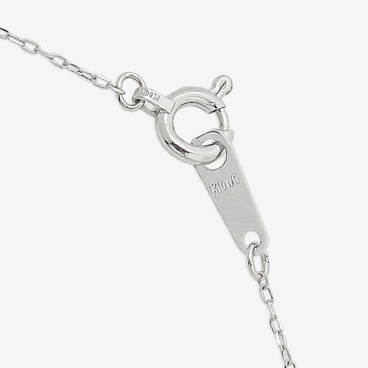 ESTELLE エステール 【WEB限定】K10 ホワイトゴールド ダイヤモンド 馬蹄 ネックレス ホワイトゴールド