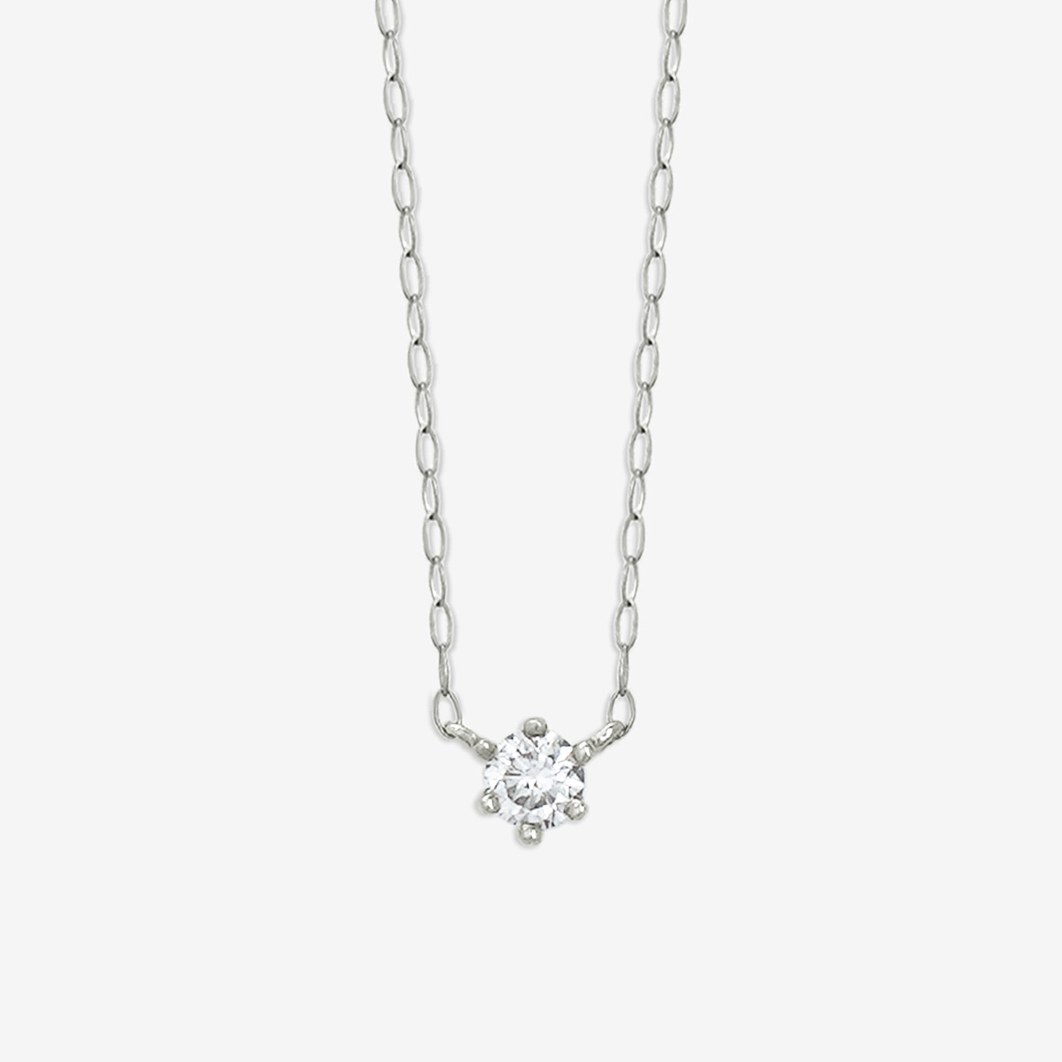 WEB限定】K18 ピンクゴールド ダイヤモンド ネックレス（0.06ct