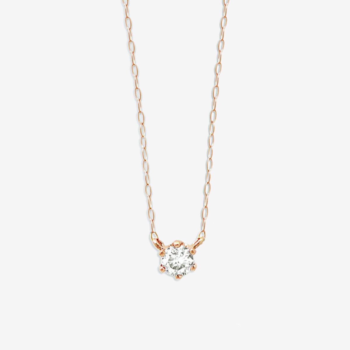 WEB限定】K18 ホワイトゴールド ダイヤモンド ネックレス（0.06ct