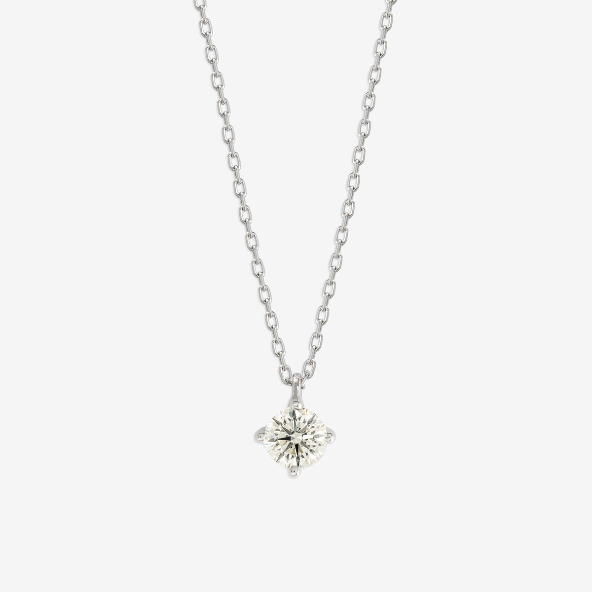 WEB限定】K18 ホワイトゴールド ダイヤモンド ネックレス（0.06ct