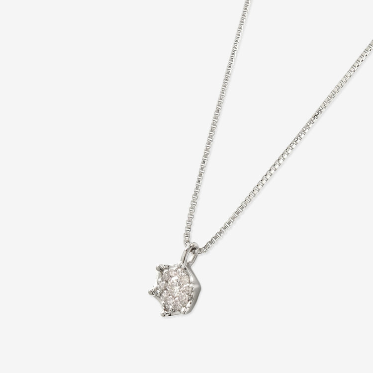 ESTELLE エステール 【GLOW】プラチナ ダイヤモンド ネックレス プラチナム