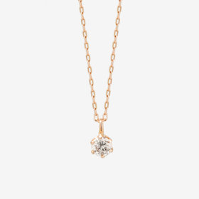 【WEB限定】K10 ピンクゴールド ダイヤモンド ネックレス