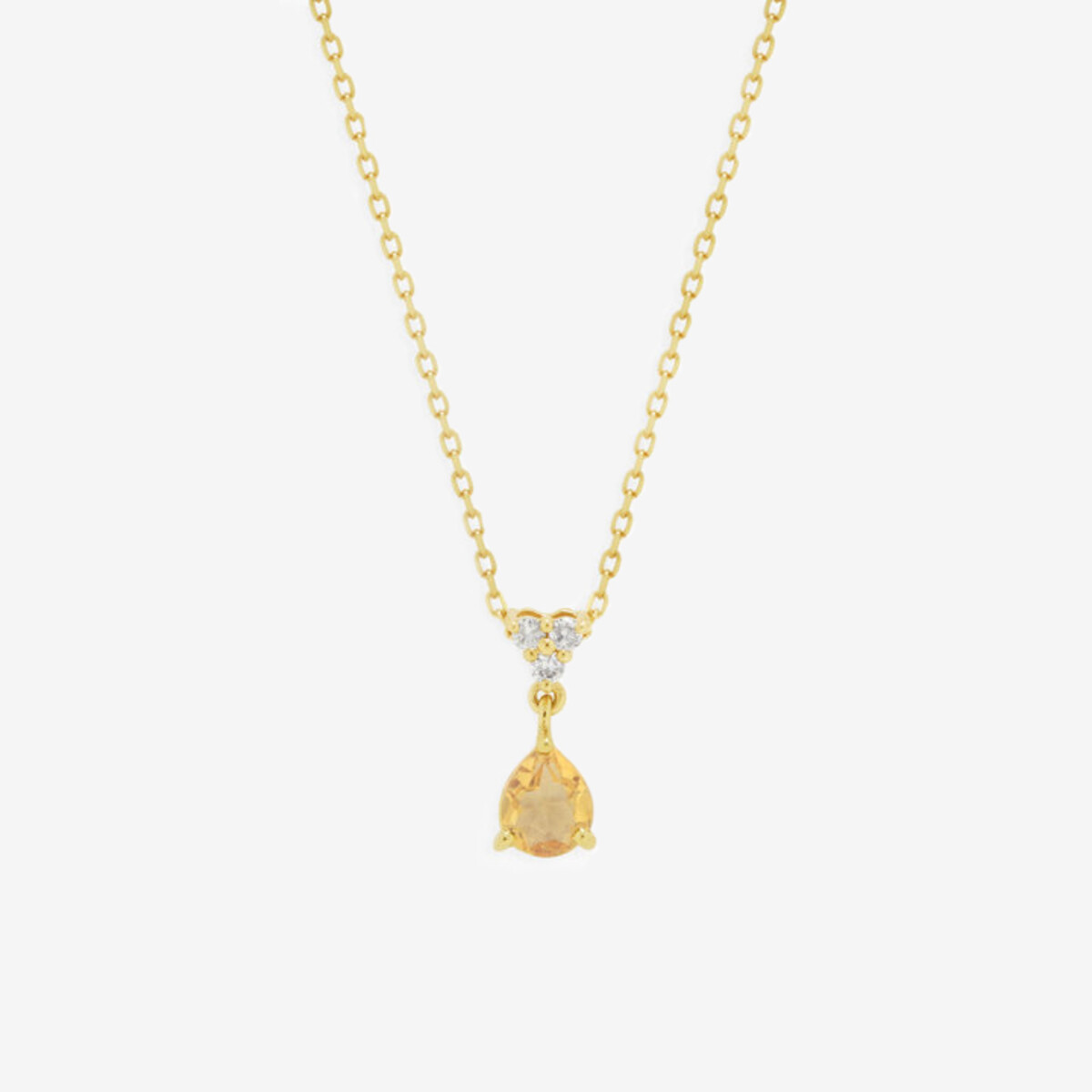 WEB限定】K10 イエローゴールド ダイヤモンド ハート ネックレス（0442