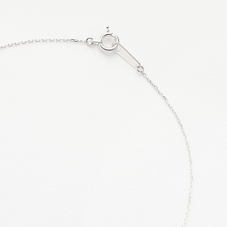 ESTELLE エステール 6月誕生石 K10 ホワイトゴールド あこや真珠 ネックレス ホワイトゴールド