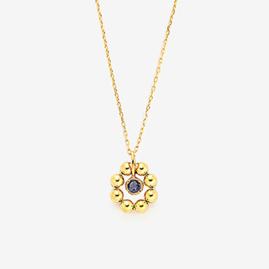 【公式サイト限定】12月誕生石 K10 イエローゴールド タンザナイト ネックレス