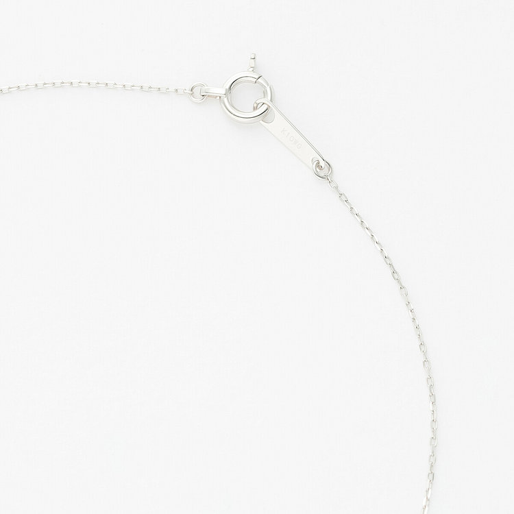 ESTELLE エステール 6月誕生石 K10 ホワイトゴールド あこや真珠 ネックレス（7.5mm-8.0mm） ホワイトゴールド