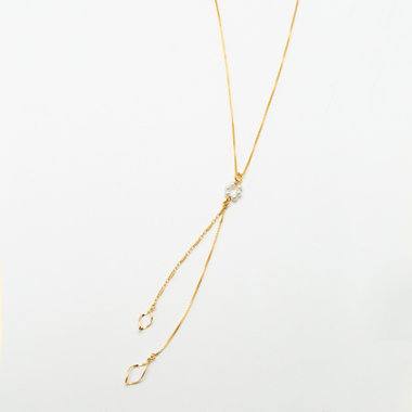 K14 ネックレス K14ダイヤモンドネックレス（0.1ct）｜ネックレス｜アガット
