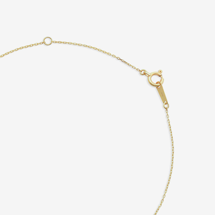 ESTELLE エステール 【WEB限定】6月誕生石 K10 イエローゴールド ムーンストーン しずく ネックレス イエローゴールド